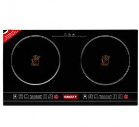 Bếp đôi hồng ngoại Sanaky AT-202HGW - Hàng chính hãng