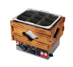 Bếp lẩu điện đơn 9 ngăn Kanto HS-G1T - Hàng chính hãng