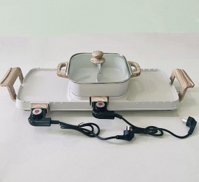 Bếp lẩu nướng điện 2 trong 1 Aoran AORAN - Hàng chính hãng
