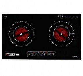 Bếp đôi hồng ngoại Taka TK-R02C - Hàng chính hãng