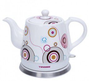 Bình đun siêu tốc bằng sứ Tiross TS491 - Dung tích 1.2L - Hàng chính hãng