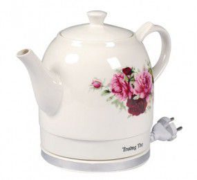 Bình đun siêu tốc sứ Trường Thọ BA86A - Dung tích 1.2L - Hàng chính hãng