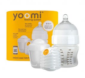 Bình sữa cao cấp PP 140 ml có củ ủ ấm Yoomi Y15B1W1P.YCCW
