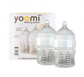Bộ 2 bình sữa cao cấp PP 140ml Yoomi Y25B.YCCW - Hàng chính hãng