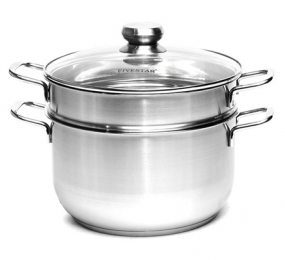 Bộ 2 nồi xửng 3 đáy FiveStar NK ST30-3DG - Hàng chính hãng