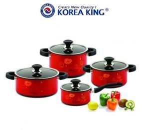 Bộ 4 nồi Korea King KAL-18000R - Hàng chính hãng