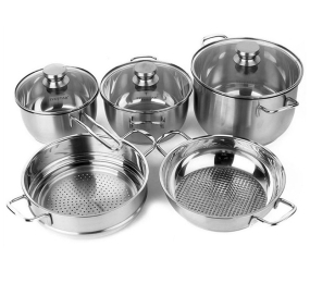 Bộ 5 nồi xửng chảo inox Fivestar FSB5002