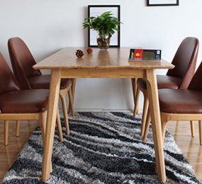 Bộ bàn ăn Grace Kích thước bàn: 1450x800x740 mm - Hàng chính hãng