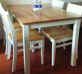Bộ bàn ăn xuất Hàn Quốc 1200 x 800 x 760 - Hàng chính hãng