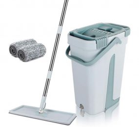 Bộ lau nhà tự vắt 2 ngăn KingChef MOP-01