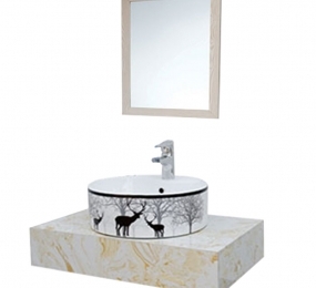 Bộ lavabo bàn đá Sarika BĐ-SR-05 - Hàng chính hãng