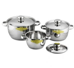 Bộ nồi 3 đáy inox Fivestar FS06C-1 - Hàng chính hãng