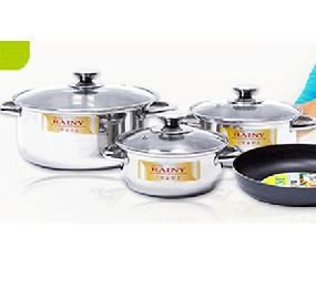 Bộ 3 nồi inox Rainy RN-07TT