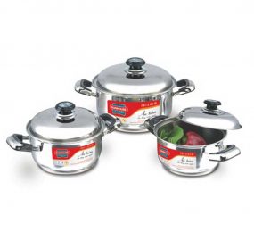Bộ nồi 3 đáy Sunhouse SH666 - Hàng chính hãng