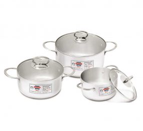 Bộ nồi Anod đáy từ Sunhouse SH635M - Hàng chính hãng