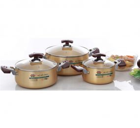 Bộ nồi Anod Sunhouse SH6634 - Hàng chính hãng