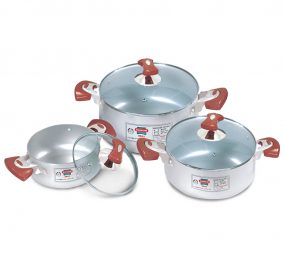 Bộ nồi Anod Sunhouse SH8833EB - Hàng chính hãng