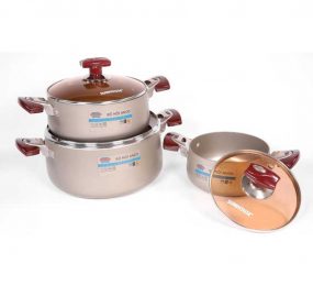 Bộ nồi Anod Sunhouse SH9931 - Hàng chính hãng