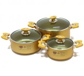 Bộ nồi Anod Sunhouse SH9934 - Hàng chính hãng