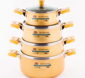 Bộ nồi Anod Sunhouse SH9944 - Hàng chính hãng
