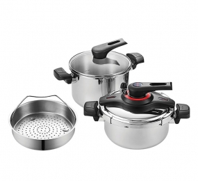 Bộ nồi áp suất inox PoongNyun VGPC2-SET - Hàng chính hãng