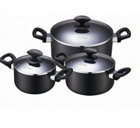 Bộ nồi canh hợp kim nhôm oxy hóa cứng Supor Ever 6 món... - Hàng chính hãng