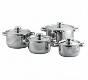 Bộ nồi cao cấp KaRat Fivestar Inox 8 món FS08CK - Hàng chính hãng