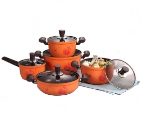 Bộ nồi Ceramic 5 chiếc PoongNyun FACPT - Hàng chính hãng