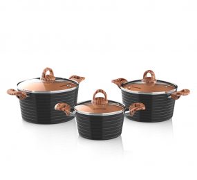 Bộ nồi Ceramic đáy từ Sunhouse SHG2003MCA - Hàng chính hãng