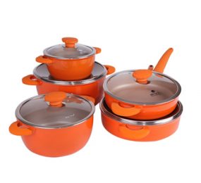 Bộ nồi chảo Elmich Vitaplus Fiore - Hàng chính hãng