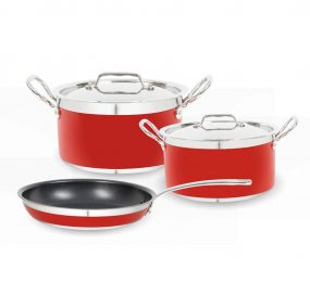 Bộ nồi chảo Hafele COOKWARE RED 531.08.042 - Hàng chính hãng