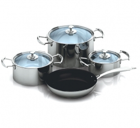 Bộ nồi chảo inox Faster Luxury - Hàng chính hãng