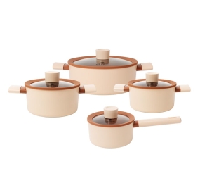 Bộ nồi chống dính Ceramic Elmich Mocha EL5243MC04