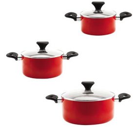 Bộ nồi chống dính Elmich Cookware EIV-631BR - Hàng chính hãng