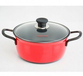 Bộ nồi hợp kim nhôm cứng Hard Anodized Happy Cook HA06R -... - Hàng chính hãng