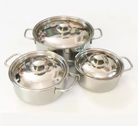 Bộ nồi Inox 3 món Sharp PR-HECS1 - Hàng chính hãng