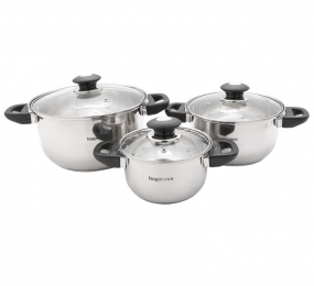 Bộ nồi inox 4 đáy Nagakawa NAG1303 - Hàng chính hãng