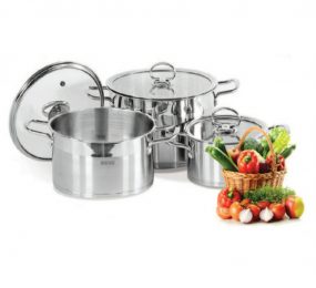 Bộ nồi inox 5 đáy Matika MTK-C5 - Hàng chính hãng