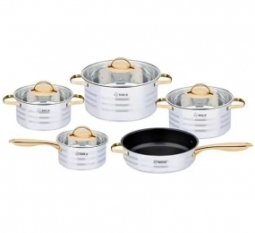 Bộ nồi inox 5 món Arber BRASS - Hàng chính hãng