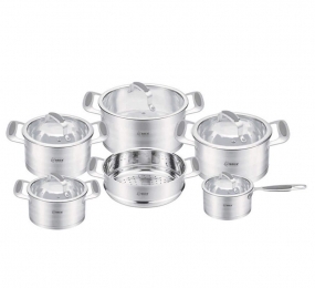 Bộ nồi inox 6 món Arber AN07I - Hàng chính hãng