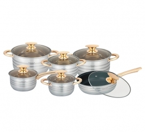 Bộ nồi inox 6 món Kaisa Villa KV-6618 - Hàng chính hãng