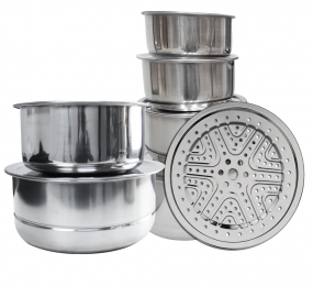 Bộ nồi inox 7 món FujiMaster FJM-1322 - Hàng chính hãng