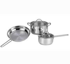 Bộ nồi inox cao cấp 3 món Kaff KF-ST05304 - Hàng chính hãng