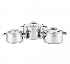 Bộ nồi inox liền khối Elmich Trimax ECO EL-8001 size 18, 20,... - Hàng chính hãng