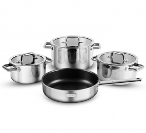 Bộ nồi inox liền khối Elmich Trimax ECO EL-8003 size 16, 18,... - Hàng chính hãng