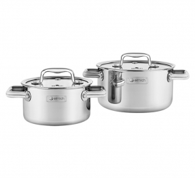 Bộ nồi inox liền khối Elmich Trimax ECO EL-8006 size 16, 20cm - Hàng chính hãng