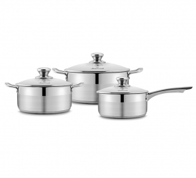 Bộ nồi inox Smartcook SM-2102MN size quánh 16, 20 , 24cm - Hàng chính hãng