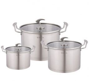 Bộ nồi inox Taka TKC03A - Hàng chính hãng