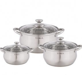 Bộ nồi inox Taka TKC03C - Hàng chính hãng