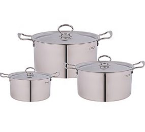 Bộ nồi inox Taka TKC03D - Hàng chính hãng